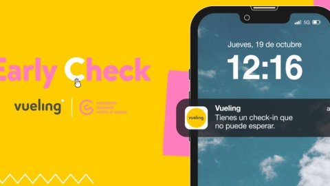 Vueling lanza más de 450.000 notificaciones para luchar contra el cáncer de mama