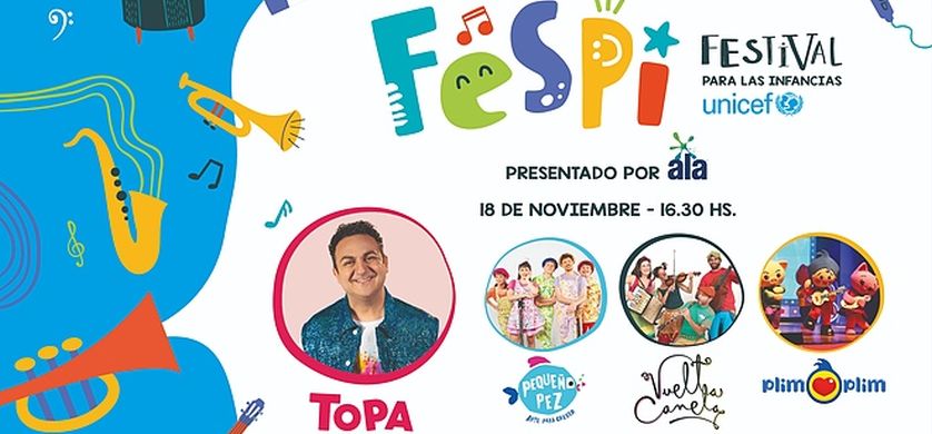 Llega FESPI, el primer festival para las infancias de UNICEF