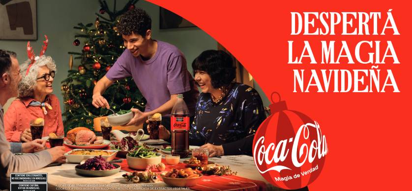 Coca-Cola lanzó su campaña de Navidad: “Despertá la magia navideña que vive en vos”