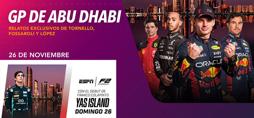 ESPN trae las apasionantes definiciones de la F1 y el MotoGP por STAR+