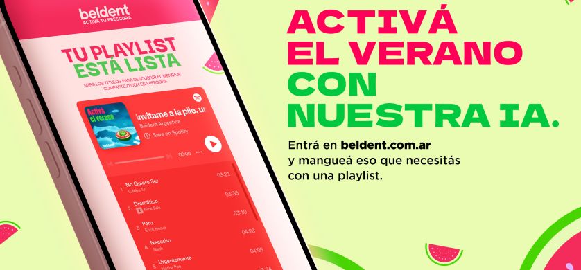Digitas Buenos Aires y Beldent crean una IA que ayuda a la Gen Z a activar el verano