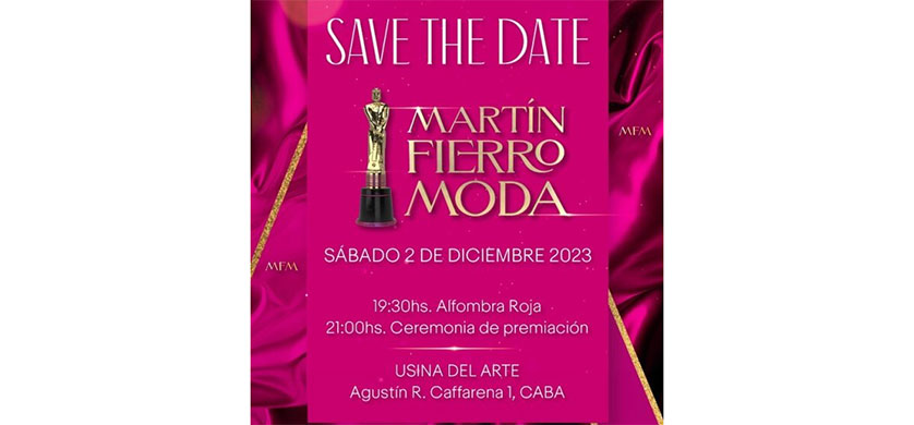 "Martín Fierro de la Moda" este sábado por América