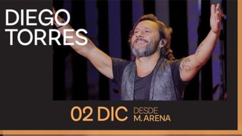 Flow transmite en vivo el recital de Diego Torres