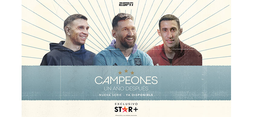‘Campeones, un año después’, la nueva serie de la Selección Argentina