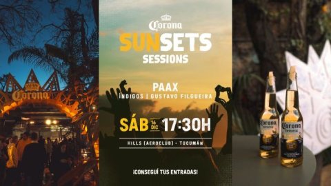 Verano como sinónimo de música y naturaleza: llega el Corona Sunset a Tucumán