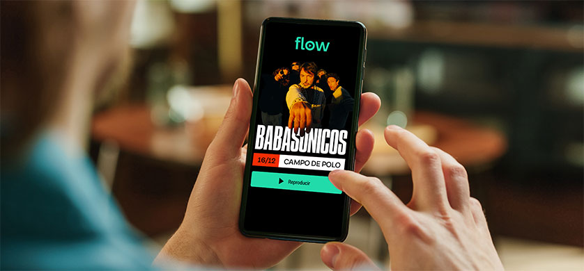 Flow transmite en vivo el show de Babasónicos