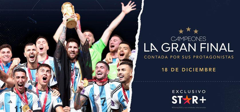 Campeones. La gran final, disponible desde hoy en una producción exclusiva de ESPN para STAR+  