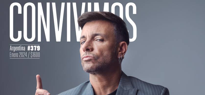 Martín Bossi es la tapa de Convivimos de enero