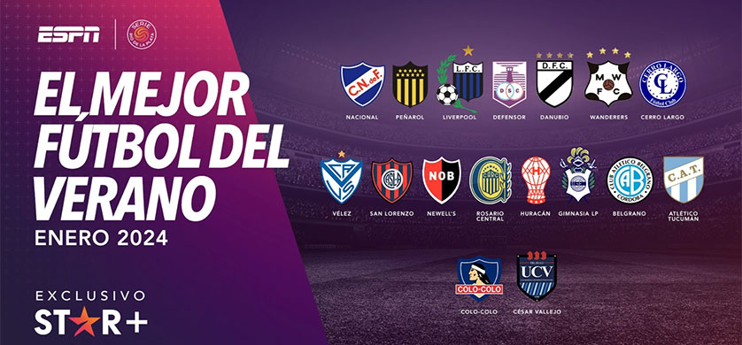 ESPN Premium transmitirá en vivo todos los partidos del torneo Serie Río de La Plata