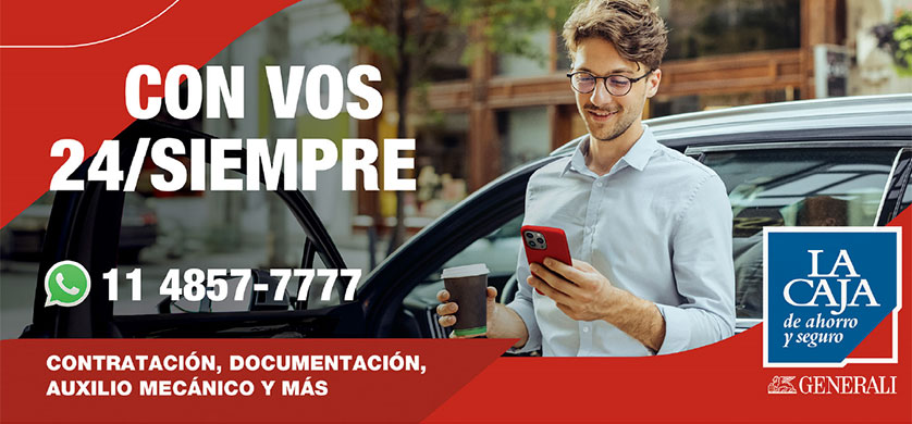 La Caja y Dentsu Creative presentan la nueva campaña: “Con vos 24/Siempre”