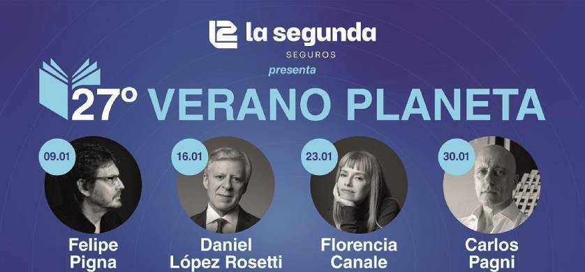 La Segunda Seguros acompaña el ciclo cultural Verano Planeta 2024