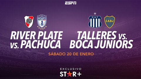 ESPN trae los amistosos de River y Boca en exclusiva y en vivo por STAR+