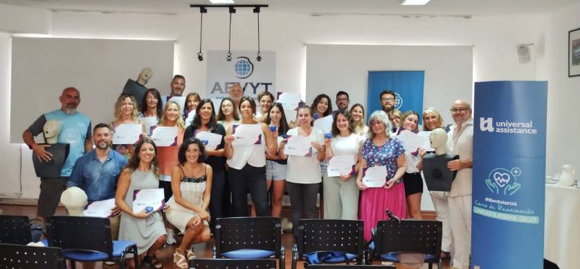 Universal Assistance realizó una Capacitación en RCP para sus clientes