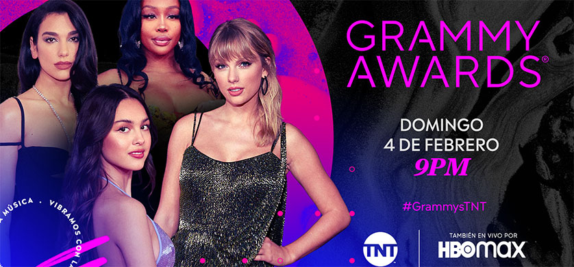TNT y HBO Max transmiten en vivo los Grammy Awards