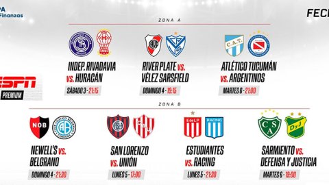 River-Vélez el destacado de la fecha #3 por ESPN Premium