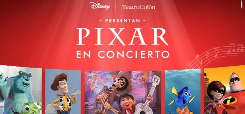Disney y Teatro Colón ofrecerán una función distendida de Pixar en concierto