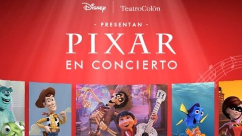 Disney y Teatro Colón ofrecerán una función distendida de Pixar en concierto