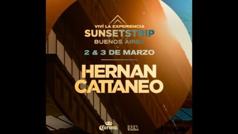 Cerveza Corona es sponsor oficial del Sunsetstrip de Hernán Cattaneo en Ciudad Universitaria