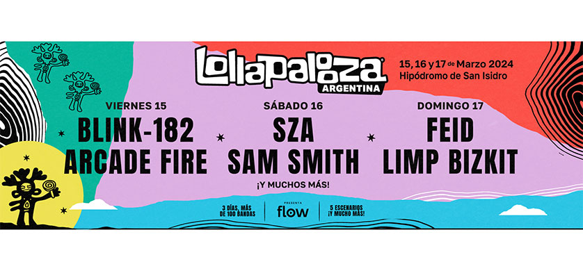 FLOW transmite en vivo Lollapalooza Argentina
