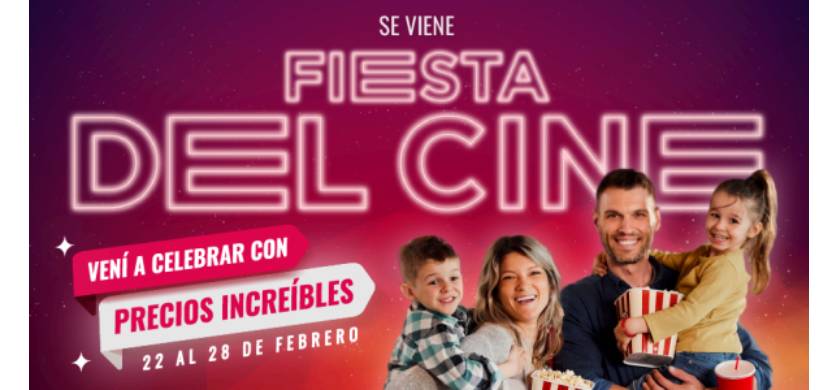 Llega la “Fiesta del cine” a Cinemark Hoyts