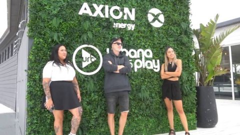 Perros de la Calle estuvo en la play junto a Axion Energy