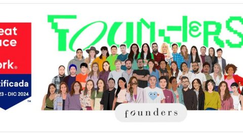 Founders alcanza la Certificación de Great Place to Work