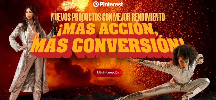En la última campaña de Pinterest, la P es de Performance