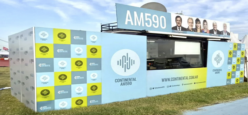 Radio Continental junto al campo en Expoagro