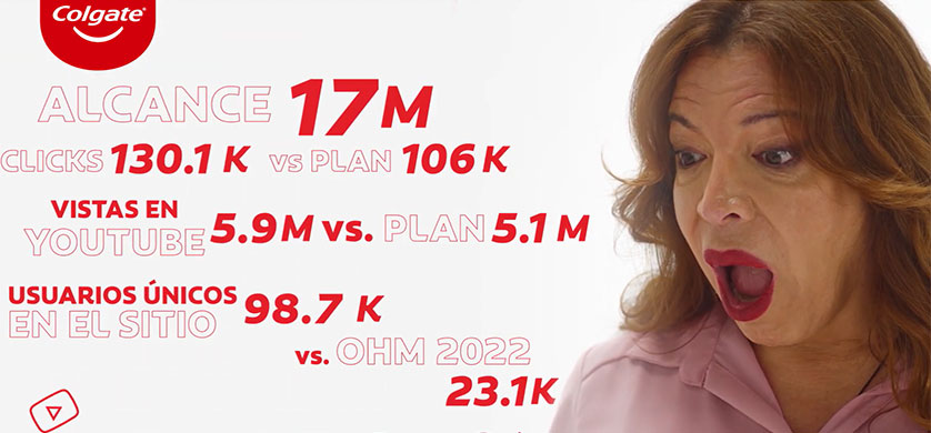 "Sonreír es Poder" lo nuevo de Joy para Colgate