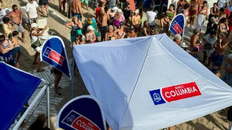Más de 6 mil personas disfrutaron el espacio del Banco Columbia en Mar del Plata