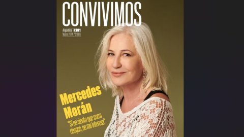 Mercedes Morán es la tapa de Convivimos de marzo
