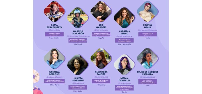Mes Internacional de la Mujer: diez mujeres hispanohablantes que generan un impacto positivo gracias a sus redes sociales
