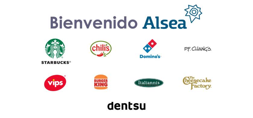 Alsea elige a Dentsu para liderar su operación de medios