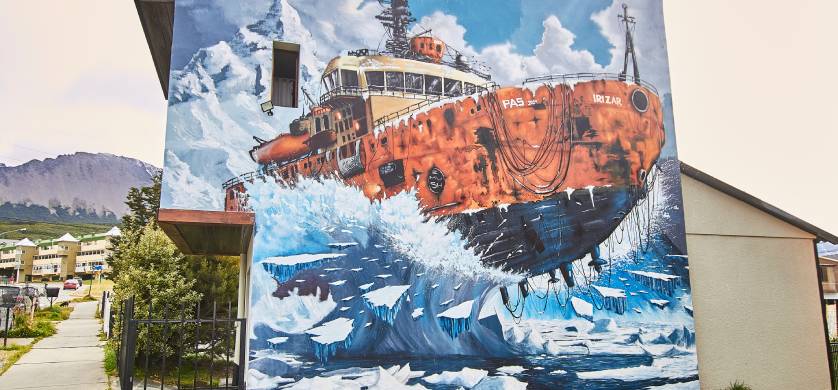 11 nuevos murales en el Fin del Mundo celebran los 140 años de Ushuaia