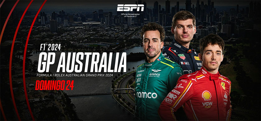 ESPN transmite en vivo por STAR+ el espectáculo de la Fórmula 1, F2, F3, IndyCar y MotoGP
