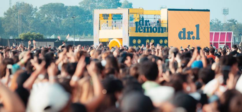 Dr Lemon volvió a apostar por el Lollapalooza con una propuesta muy refrescante