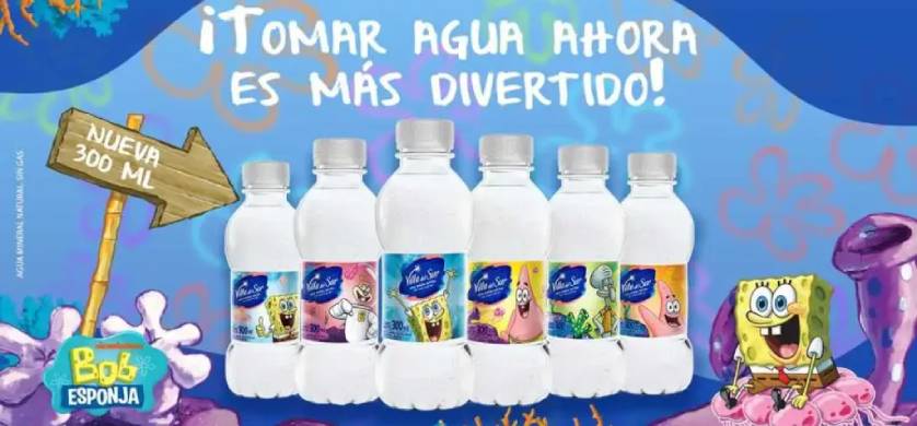 Villa del Sur lanzó su nuevo formato de 300ml junto a Bob Esponja