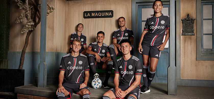 Adidas presentó la tercera camiseta de River Plate