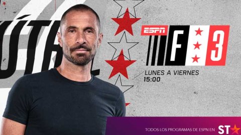 Estrenó ESPN Fútbol 3, la nueva propuesta de Lunes a Viernes por ESPN y STAR+ 