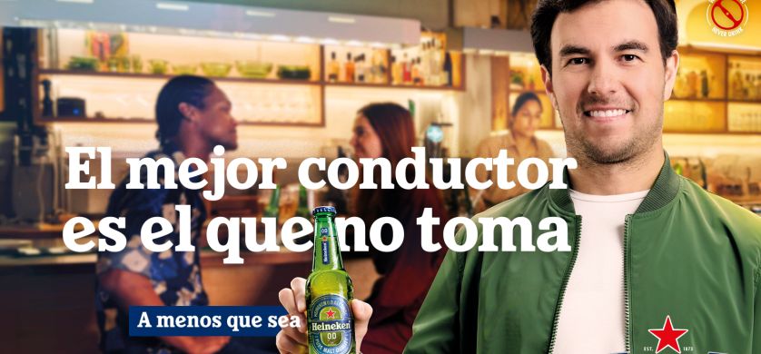 Checo Pérez se alía con Heineken 0.0 y LePub México para protagonizar nuevo experimento social