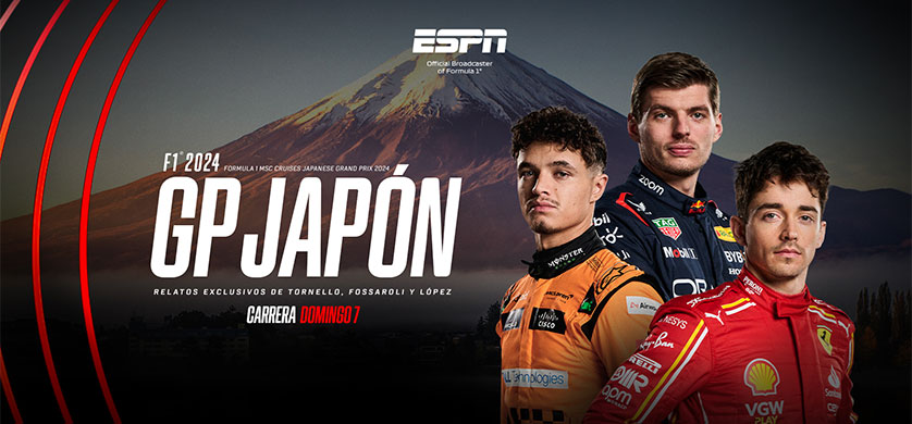 Star+ transmite en vivo el GP de Japón de Fórmula 1