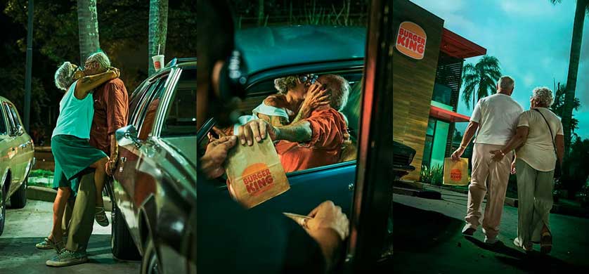 Burger King celebra su 70° aniversario con ardientes imágenes protagonizadas por clientes de 70 años