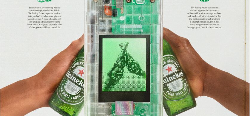 Heineken y Bodega lanzan "The Boring Phone", un teléfono con tecnología que te sorprenderá