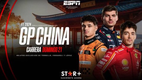 ESPN transmite en vivo la Fórmula 1 en China y la IndyCar Series en Long Beach por STAR+