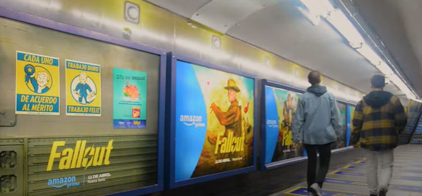 Activación de Grupo Vía y Amazon en el subte de Buenos Aires