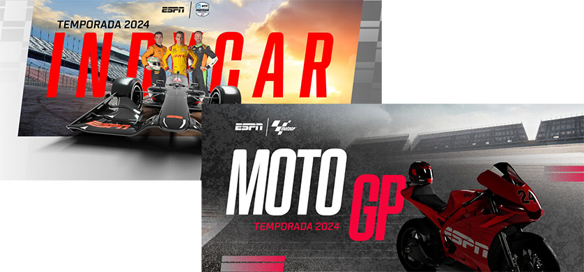 ESPN transmite en vivo el IndyCar y MotoGP por STAR+