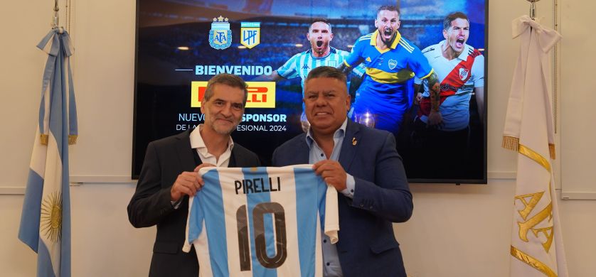 La AFA presentó a Pirelli como nuevo Main Sponsor de la Liga Profesional de Fútbol