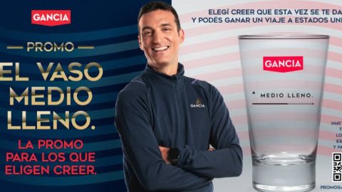 Gancia y Lionel Scaloni presentan “El vaso medio lleno”, una iniciativa para los que eligen creer