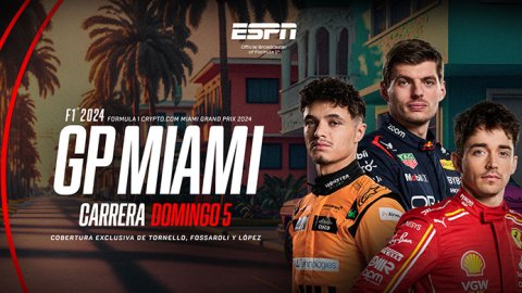 ESPN y STAR+ transmiten en vivo el GP de Miami de Fórmula 1