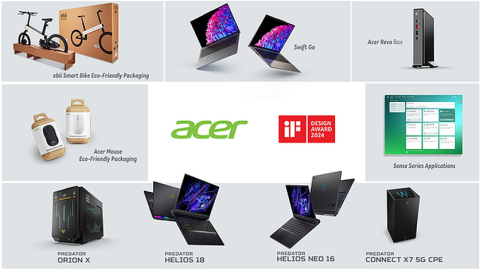 Acer gana múltiples premios IF Design Awards 2024